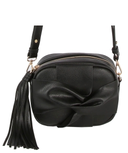 Bow Boxy Crossbody Bag LD151-1 BLACK